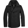 Brandit Pea Coat pánsky kabát, čierny - 7XL Brandit Pea Coat pánsky kabát, čierny - 7XL
