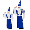 KOSTÝM KÚZELNÍK MAGICKÝ MODRÝ + KLOBÚK 158 KOSTÝM KÚZELNÍK MAGICKÝ MODRÝ + KLOBÚK 158