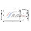 Chladič motora AVA Clever Choice IVA2043 Chladič motora AVA Clever Choice IVA2043