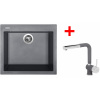 Sinks Cube 560 Titanium + Mix 3 P GR Sinks Cube 560 Titanium + Mix 3 P GR