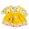 Bigjigs Toys Žlté šaty s jabĺčkami a kvietkami pre bábiku 28 cm Bigjigs Toys Žlté šaty s jabĺčkami a kvietkami pre bábiku 28 cm