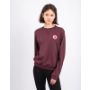 Fjällräven 1960 Logo Badge Sweater W 357 Port S Fjällräven 1960 Logo Badge Sweater W 357 Port S