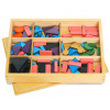 Montessori drevené Gramatické symboly v krabičke Montessori drevené Gramatické symboly v krabičke