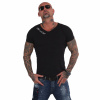 Tričko pánske Yakuza Basic Line V Neck - čierne, 4XL Tričko pánske Yakuza Basic Line V Neck - čierne, 4XL