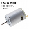 DC motor RS385 12V-24V pre hračkársky model / fén / elektrické náradie DC motor RS385 12V-24V pre hračkársky model / fén / elektrické náradie
