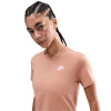 Nike Sportswear Women's Club T-Shirt Rose Gold/White 10 (S) Nike Sportswear Women's Club T-Shirt Rose Gold/White 10 (S)