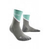 CEP bežecké vysoké ponožky CHEVRON grey/ocean CEP bežecké vysoké ponožky CHEVRON grey/ocean