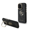 Guess PU 4G Metal Logo Stand Camera Frame zadný kryt pre iPhone 16 Pro Max Black Guess PU 4G Metal Logo Stand Camera Frame zadný kryt pre iPhone 16 Pro Max Black