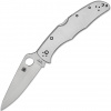 Spyderco C10P Endura 4 Stainless vreckový nôž 9,5 cm, Satin, celooceľový Spyderco C10P Endura 4 Stainless vreckový nôž 9,5 cm, Satin, celooceľový