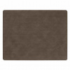LIND DNA Prestieranie SQUARE CORDUROY 35 x 45 cm, kaviárová, koža LIND DNA Prestieranie SQUARE CORDUROY 35 x 45 cm, kaviárová, koža