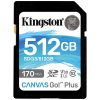 Kingston Canvas Go! Plus pamäťová SD karta 512 GB Class 10 UHS-I; SDG3/512GB Kingston Canvas Go! Plus pamäťová SD karta 512 GB Class 10 UHS-I; SDG3/512GB
