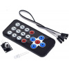 Univerzálny diaľkový ovládač s prijímačom HX1838 pre Arduino Univerzálny diaľkový ovládač s prijímačom HX1838 pre Arduino