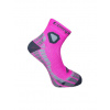 CSX-RUN FUN funkční sportovní ponožky COMPRESSOX růžová / šedá 39-42 1 pár CSX-RUN FUN funkční sportovní ponožky COMPRESSOX růžová / šedá 39-42 1 pár