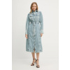Rifľové šaty BOSS Orange C_Denim Dress 3.0 midi, rovný strih, 50546068 modrá S Rifľové šaty BOSS Orange C_Denim Dress 3.0 midi, rovný strih, 50546068 modrá S