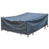 Ochranná plachta na záhradný nábytok Gray 330 x 200 x 88 cm PATIO Ochranná plachta na záhradný nábytok Gray 330 x 200 x 88 cm PATIO