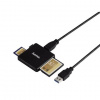 Čítačka kariet Hama Multi USB 3.0, SD/microSD/CF černá Čítačka kariet Hama Multi USB 3.0, SD/microSD/CF černá