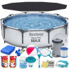 Bazén s kovovou konštrukciou Bestway Steel Pro Max okrúhly 305 x 76 cm 6473 l Bazén s kovovou konštrukciou Bestway Steel Pro Max okrúhly 305 x 76 cm 6473 l