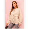 Kesi Włoski Dámska mušelínová košeľa s dlhým rukávom béžová Kesi Włoski Dámska mušelínová košeľa s dlhým rukávom béžová