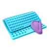 Collory Silikónová forma na pamlsky Piškóty 1,5 cm - tyrkysová + stierka fialová Collory Silikónová forma na pamlsky Piškóty 1,5 cm - tyrkysová + stierka fialová