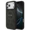 Guess PU Leather 4G Colored Ring MagSafe zadný kryt pre iPhone 17 Pro Max Black Guess PU Leather 4G Colored Ring MagSafe zadný kryt pre iPhone 17 Pro Max Black