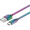 YCU 351 Ocelový USB C kabel / 1m YENKEE YCU 351 Ocelový USB C kabel / 1m YENKEE
