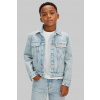 Calvin Klein Jeans krátka bunda detská rifľová LVCKSJD02B.104.116.PPY2 modrá 104 Calvin Klein Jeans krátka bunda detská rifľová LVCKSJD02B.104.116.PPY2 modrá 104