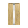 Hliníkovo-oceľové vchodové dvere pasívne Anthene 110 x 210 cm P dub prírodný Hliníkovo-oceľové vchodové dvere pasívne Anthene 110 x 210 cm P dub prírodný