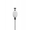 Fox Swinger Black Label Dumpy Bobbins - White Fox Swinger Black Label Dumpy Bobbins - White