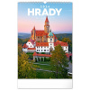 NOTIQUE - nástenný kalendár Hrady a zámky 2026, 33 × 46 cm NOTIQUE - nástenný kalendár Hrady a zámky 2026, 33 × 46 cm
