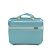 BASIC Modrý malý cestovný kufrík solier nokiro nokiro stl976 pink blue 14' kosmetický kufor BASIC Modrý malý cestovný kufrík solier nokiro nokiro stl976 pink blue 14' kosmetický kufor