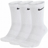 Nike ponožky 3 páry 3PPK VALUE COTTON CREW SX4508 101 biele Nike ponožky 3 páry 3PPK VALUE COTTON CREW SX4508 101 biele