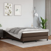 Prolenta Maison Exclusive Rám postele hnedý 140 x 190 cm umelá koža