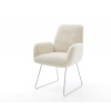 Jedálenská stolička Zoa-Flex plyšový manšester krémovo biela tenká Jedálenská stolička Zoa-Flex plyšový manšester krémovo biela tenká