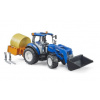 Bruder 2187 Traktor New Holland T5.120 s čelním nakladačem, korbou, vidlemi Bruder 2187 Traktor New Holland T5.120 s čelním nakladačem, korbou, vidlemi