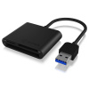 IcyBox External card reader USB 3.0, CF, SD, microSD IB-CR301-U3 IcyBox External card reader USB 3.0, CF, SD, microSD IB-CR301-U3
