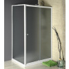 Aqualine Amadeo - Sprchový kút 110x80 cm, variant L/P, sklo Brick/biela BTS110BTP80 Aqualine Amadeo - Sprchový kút 110x80 cm, variant L/P, sklo Brick/biela BTS110BTP80