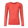 Ortovox dámské merino triko 150 Cool Clean LS W | farba: coral, veľkosť: XS Ortovox dámské merino triko 150 Cool Clean LS W | farba: coral, veľkosť: XS