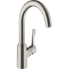 HANSGROHE Focus M43 páková drezová batéria EcoSelection, 1jet, výška výtoku 223 mm, vzhľad nerezovej ocele, 71812800 HANSGROHE Focus M43 páková drezová batéria EcoSelection, 1jet, výška výtoku 223 mm, vzhľad nerezovej ocele, 71812800