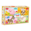 Dohány puzzle Junior Farm 4 Domáce zvieratká 502-9 Dohány puzzle Junior Farm 4 Domáce zvieratká 502-9