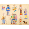 small foot Drevené puzzle Rodina small foot Drevené puzzle Rodina