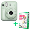 FujiFilm Instax Mini 12, Mint Green + 10 foto FujiFilm Instax Mini 12, Mint Green + 10 foto