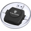 Viking VR4V1B, čítačka pamäťových kariet, 4v1, USB 3.0, čierna VR4V1B Viking VR4V1B, čítačka pamäťových kariet, 4v1, USB 3.0, čierna VR4V1B