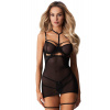 Obsessive Sexy košieľka Arrowel Chemise Čierna S/M Obsessive Sexy košieľka Arrowel Chemise Čierna S/M