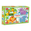 Dohány puzzle Junior Jungle 4 Zvieratká z džungle 502-10 Dohány puzzle Junior Jungle 4 Zvieratká z džungle 502-10