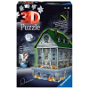 RAVENSBURGER Svietiace 3D puzzle Nočná edícia Strašidelný dom 257 dielikov RAVENSBURGER Svietiace 3D puzzle Nočná edícia Strašidelný dom 257 dielikov