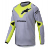 ALPINESTARS dres RACER VEIL, ALPINESTARS, detský (šedá/žlutá fluo) 2025 - M ALPINESTARS dres RACER VEIL, ALPINESTARS, detský (šedá/žlutá fluo) 2025 - M
