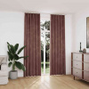 zahrada-XL Zatemňovacie závesy 2ks s háčikmi, zamat, staroružové 140x245cm 134526 zahrada-XL Zatemňovacie závesy 2ks s háčikmi, zamat, staroružové 140x245cm 134526