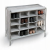 Skriňa Domopak 81 x 66 x 35 cm, odtiene sivej Skriňa Domopak 81 x 66 x 35 cm, odtiene sivej