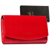 Peňaženka - Rovicky Portfólio Prírodná koža Červená R-RD-36-GCl Red-Womens (Rovicky Dámska peňaženka na kože RFID Stop Leather)