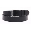Pánsky kožený opasok Black Hand s dvoma tŕňmi 005-98 čierny Veľkosť opasku = obvod vášho pása (cm): 100 cm Pánsky kožený opasok Black Hand s dvoma tŕňmi 005-98 čierny Veľkosť opasku = obvod vášho pása (cm): 100 cm